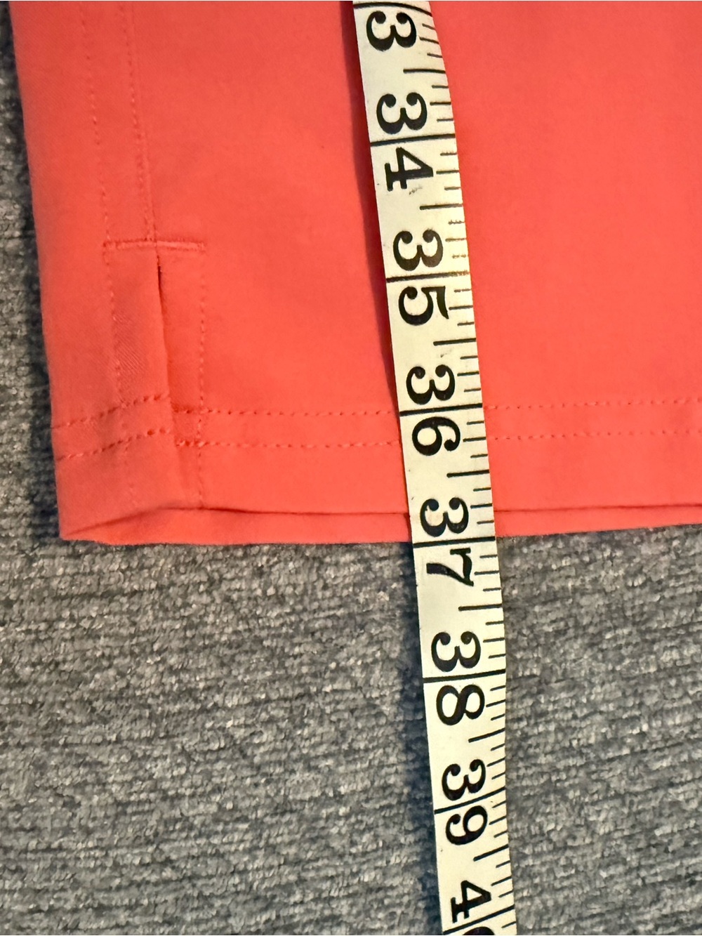 FIGS Coral Scrub Set in Coral Pink - V-Neck Top & Utility Pants - Picture 10 of 10